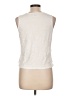 Sanctuary Ivory Sleeveless Button-Down Shirt Size L - photo 2