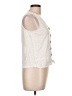 Sanctuary Ivory Sleeveless Button-Down Shirt Size L - photo 4
