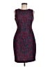 Tommy Hilfiger Tweed Burgundy Cocktail Dress Size 6 - photo 1