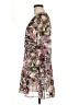 o.p.t 100% Polyester Floral Ivory Cocktail Dress Size L - photo 5