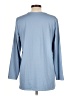 J.Jill Solid Blue Long Sleeve T-Shirt Size Lg Petite - photo 2