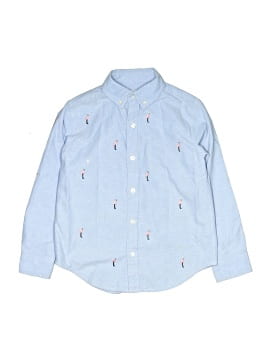 Janie And Jack Long Sleeve Button Down Shirt