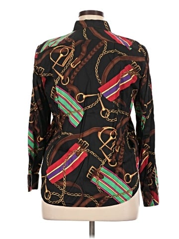 Lauren by Ralph Lauren Long Sleeve Button-Down Shirt (view 2)