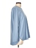 J.Jill Solid Blue Long Sleeve T-Shirt Size Lg Petite - photo 4