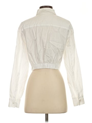 T by Alexander Wang Long Sleeve Blouse (view 2)