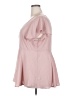 Torrid 100% Polyester Pink Short Sleeve Blouse Size 2X Plus (2) - photo 5