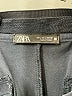 Zara Solid Black Dress Pants Size L - photo 7