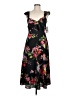 Julia Jordan Floral Black Casual Dress Size 8 - photo 1