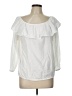 MICHAEL Michael Kors White 3/4 Sleeve Blouse Size L - photo 1