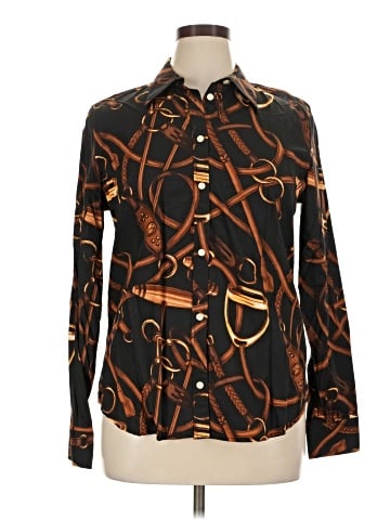 Lauren Jeans Co. Long Sleeve Button-Down Shirt (view 1)