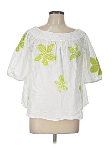 Crown & Ivy Short Sleeve Blouse (view 1)