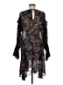 IRO 100% Silk Floral Black Cocktail Dress Size EU (FR) 38 / US 6 - photo 2