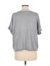 Numph Gray Short Sleeve Top Size M - photo 2