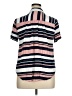 Torrid Stripes Pink Short Sleeve Button-Down Shirt Size 1X Plus (1) - photo 2
