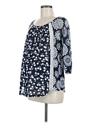 Siren Lily 3/4 Sleeve Blouse (view 1)