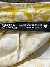 Zara 100% Baumwolle Yellow Short Sleeve Blouse Size XS - photo 7