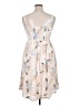 Torrid 100% Rayon Hearts Ivory Cocktail Dress Size Med Plus (00) - photo 2
