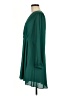 Express 100% Polyester Solid Green Casual Dress Size L - photo 5