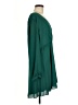 Express 100% Polyester Solid Green Casual Dress Size L - photo 4