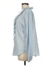 Dylan 100% Cotton Blue Long Sleeve Blouse Size M - photo 5