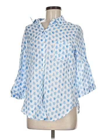 Lilly Pulitzer 3/4 Sleeve Button-Down Shirt (view 1)