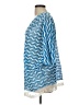 Mechant Blue 3/4 Sleeve Blouse Size L - photo 5