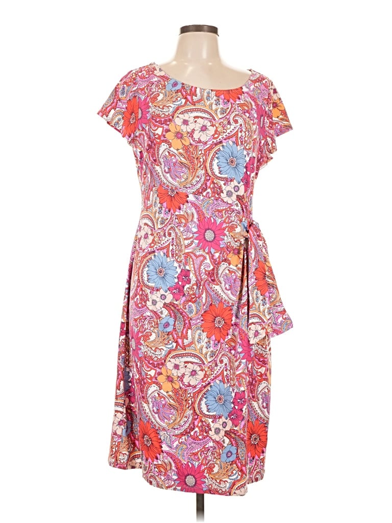 Pre-owned Talbots Casual Dress In Pink