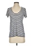 Splendid Stripes White Short Sleeve T-Shirt Size S - photo 1