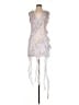 Elliatt 100% Polyester Silver Cocktail Dress Size L - photo 1