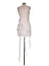 Elliatt 100% Polyester Silver Cocktail Dress Size L - photo 2