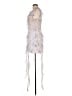 Elliatt 100% Polyester Silver Cocktail Dress Size L - photo 5
