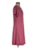 Gap Solid Burgundy Casual Dress Size L - photo 4