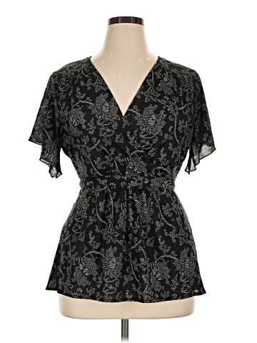 Nine West Short Sleeve Blouse (view 1)