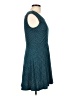 Candie's Chevron-herringbone Teal Casual Dress Size L - photo 4