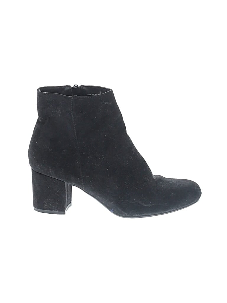Pre-owned Merona Ankle Boots In Black
