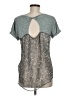Mystree Gray Short Sleeve Top Size M - photo 2