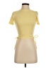 Zara Yellow Short Sleeve Top Size S - photo 1
