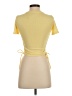 Zara Yellow Short Sleeve Top Size S - photo 2