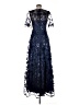 Eliza J 100% Polyester Blue Cocktail Dress Size 6 - photo 2