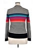 Trina Turk 100% Wool Stripes Black Wool Pullover Sweater Size XL - photo 2