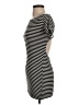 Olivaceous Stripes Black Casual Dress Size S - photo 5
