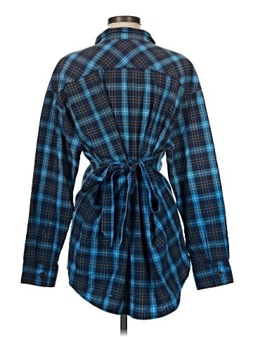 Pam & Gela Long Sleeve Button-Down Shirt (view 2)