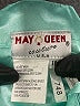May Queen Couture 100% Polyester Solid Teal Cocktail Dress Size 10 - photo 4