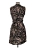Veronica M. Animal Print Black Cocktail Dress Size L - photo 2