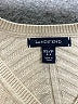 Lands' End 100% Baumwolle Chevron-herringbone Ivory Pullover Sweater Size XS - photo 7