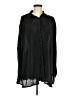 Unbranded 100% Polyester Black Long Sleeve Blouse Size M - photo 1