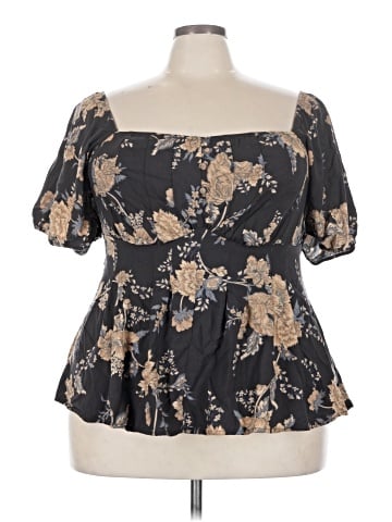 Torrid Short Sleeve Blouse (view 1)
