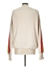 Fate Color Block White Pullover Sweater Size L - photo 2
