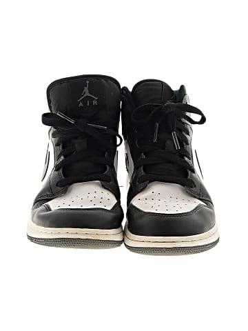 Air Jordan Black White Iron Grey Sneakers (view 2)