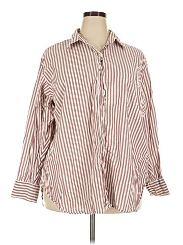 Sonoma Goods for Life 3/4 Sleeve Button-Down Shirt (view 1)